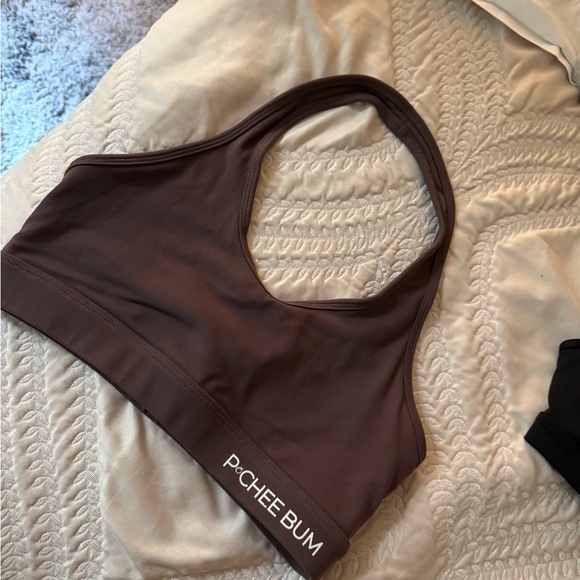 Brown Powerbar Sports Bra Minimalist Design - Picture 1 of 2